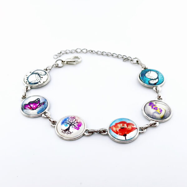 Bracelet personnalisé réglable toutes tailles, 6 dessins au choix – Image 3