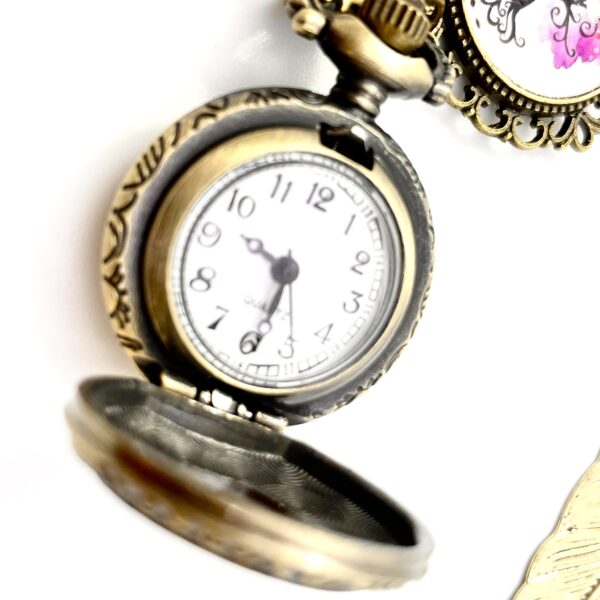 Marque Pages Métallique Bronze montre et engrenages – Image 2