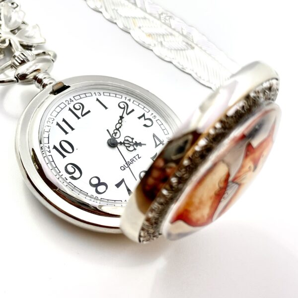 Marque Pages Métallique Argent Rosace et montre – Image 2
